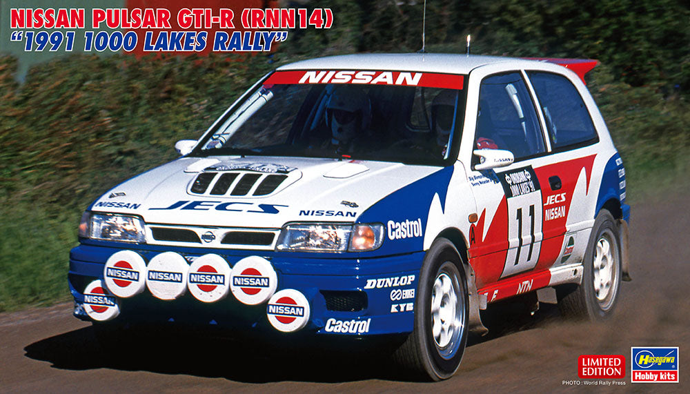 1/24  NISSAN PULSAR GTI-R (RNN14) "1991 1000 LAKES RALLY"