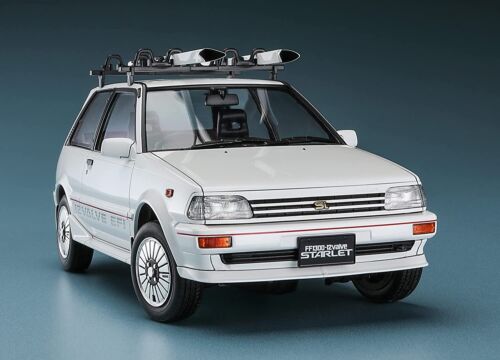 1/24 Toyota Starlet Ep71 SI White Limited (3door) Ski Version