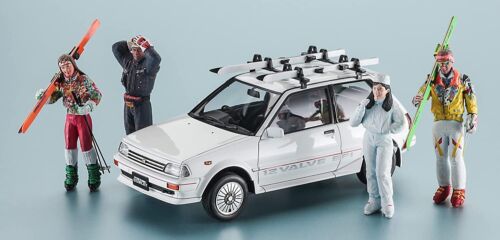 1/24 Toyota Starlet Ep71 SI White Limited (3door) Ski Version