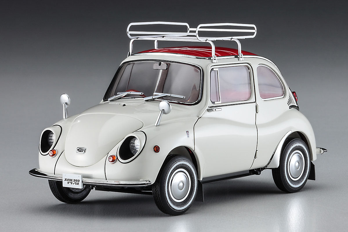 1/24 Subaru 360 Deluxe with Roof Carrier - Classic Car Model Kit