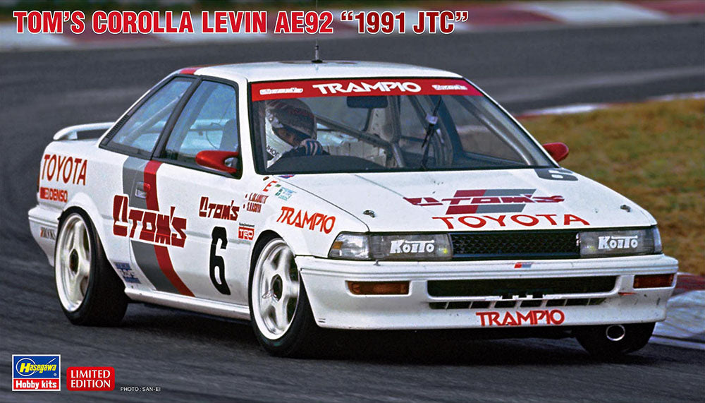 1/24 Tom's Corolla Levin AE92 - 1991 JTC Edition Model Car