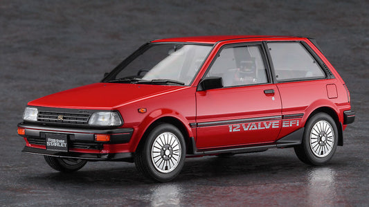 1/24 Toyota Starlet EP71 SI-Limited (3-Door) Middle Version 'Red Color'