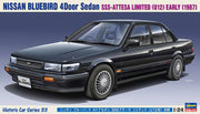 1/24 NISSAN BLUEBIRD 4Door Sedan SSSATTESA LIMITED U12 EARLY