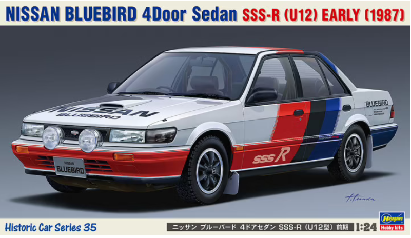 1/24  NISSAN BLUEBIRD 4Door Sedan SSS-R (U12) EARLY