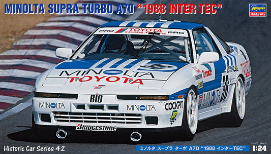 1/24  MINOLTA SUPRA TURBO A70  - 1988 INTER TEC -