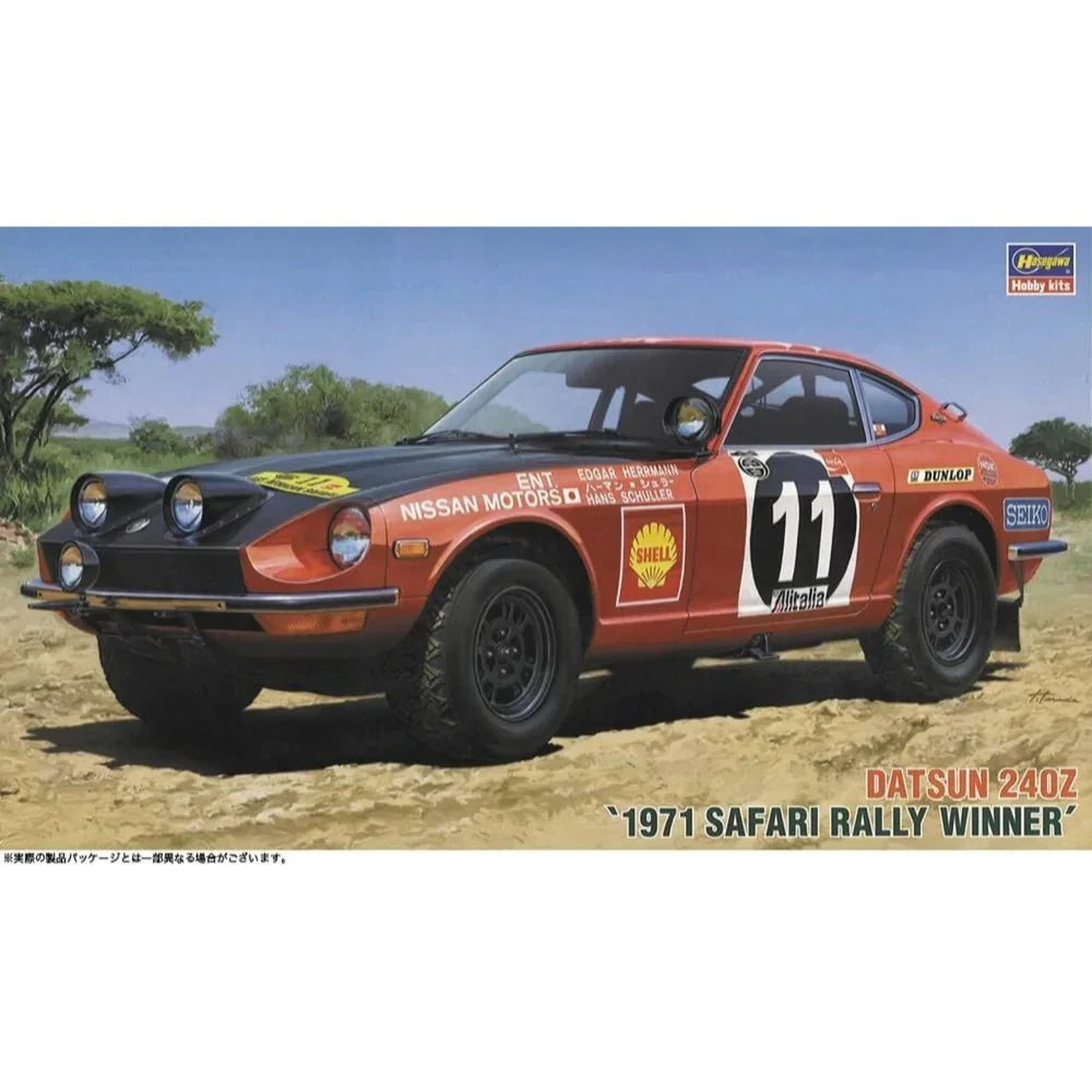 H21148 1/24  DATSUN 240Z  - 1971 SAFARI RALLY WINNER -