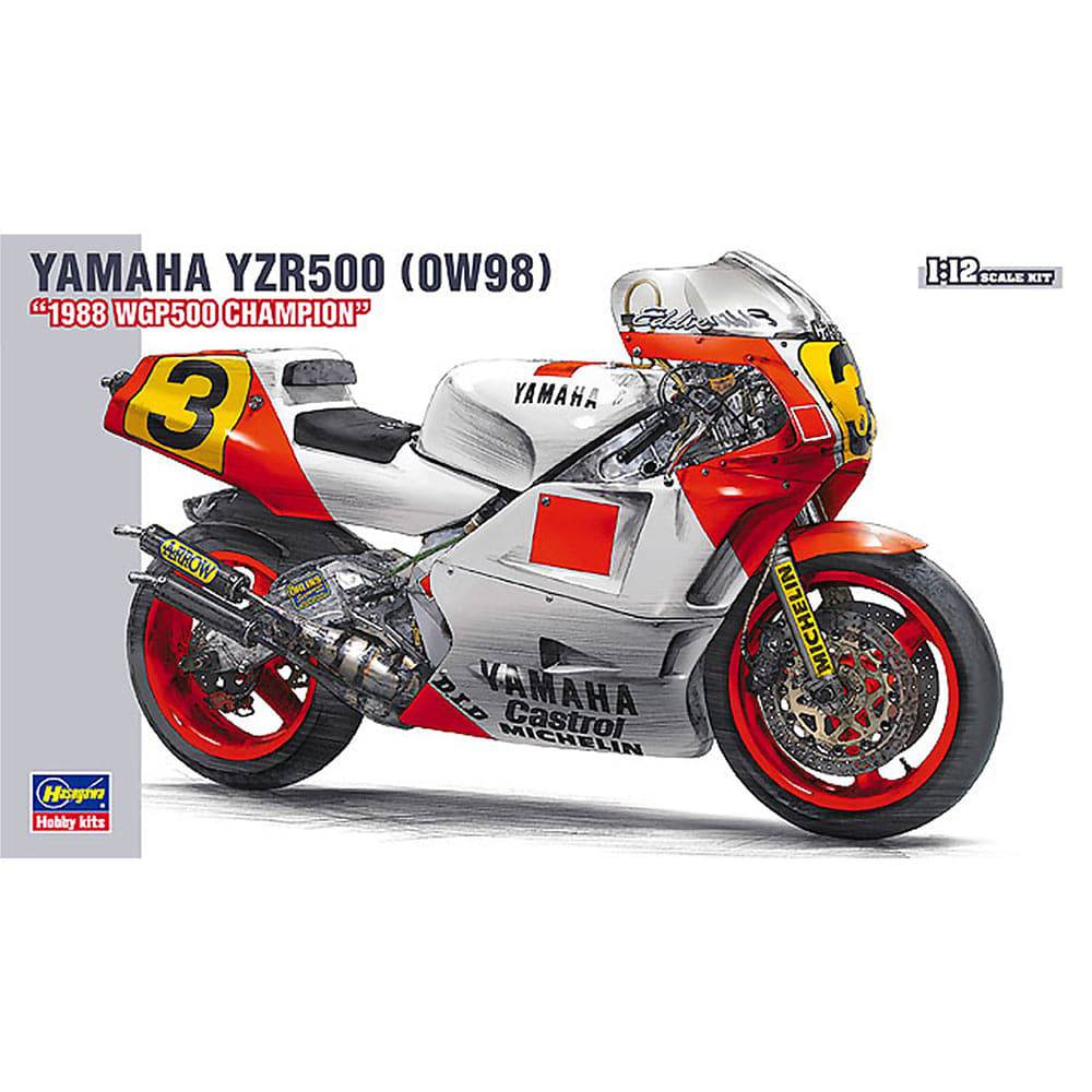 1/12 YAMAHA YZR500 0W98  - 1988 WGP500 CHAMPION -