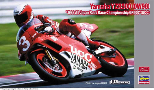 1/12  Yamaha YZR500 0W98  - 1988 All Japan Road Race Championship GP500 - UCC