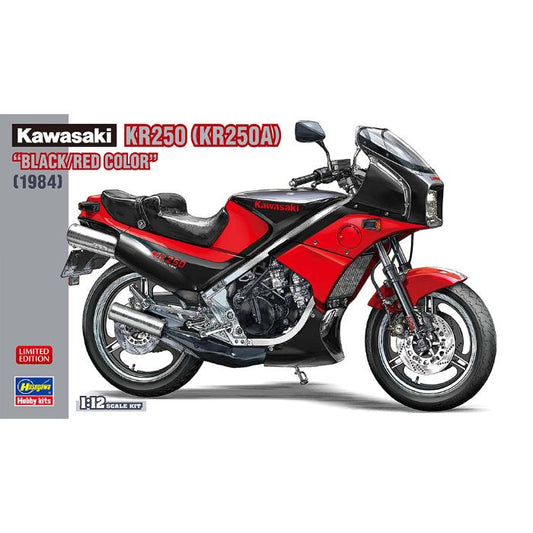 1/12  Kawasaki KR250 KR250A  - BLACK/RED COLOR -