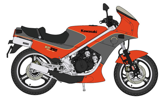 1/12 Kawasaki KR250 (KR250A) 'Red/Gray Color'