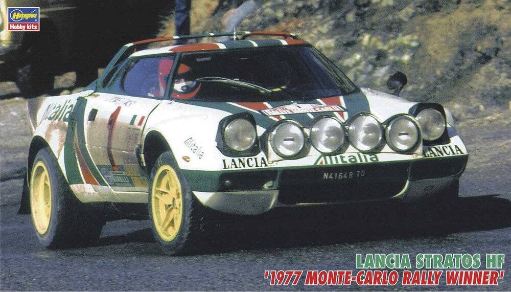 1/24  LANCIA STRATOS HF  - 1977 MONTE-CARLO RALLY WINNER -