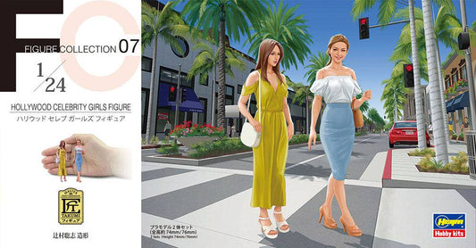 1/24 HOLLYWOOD CELEBRITY GIRLS FIGURE Two kits in the box