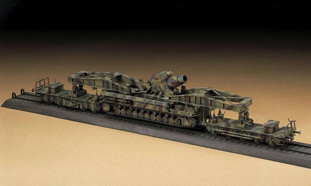 1/72 60cm M RSER KARL 040 PRODUCTION TYPE w/RAILWAY CARRIER