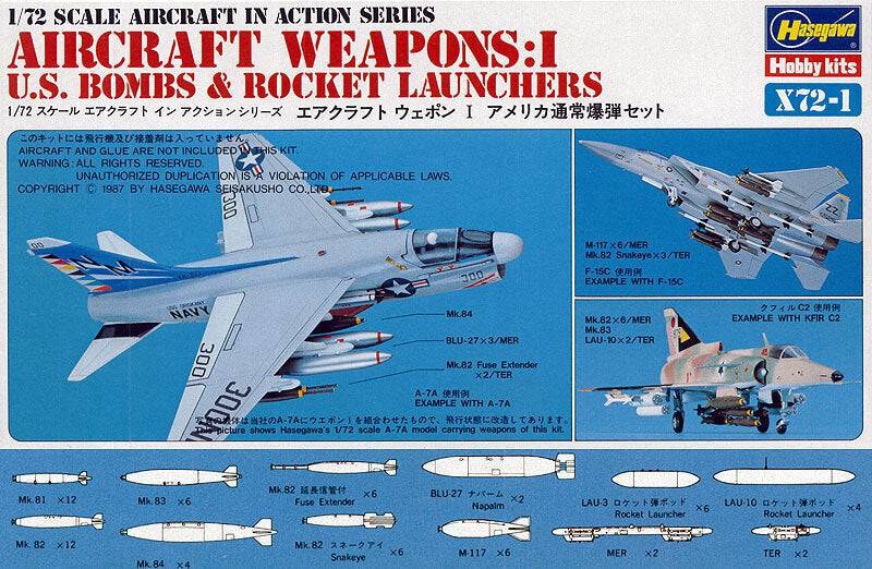 1/72 U.S. AIRCRAFT WEAPONS I