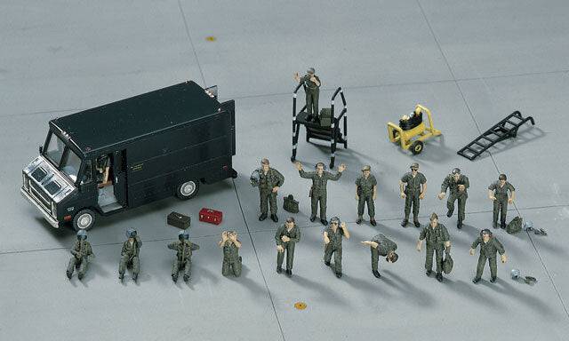 1/72 U.S. PILOT / GROUND CREW SET