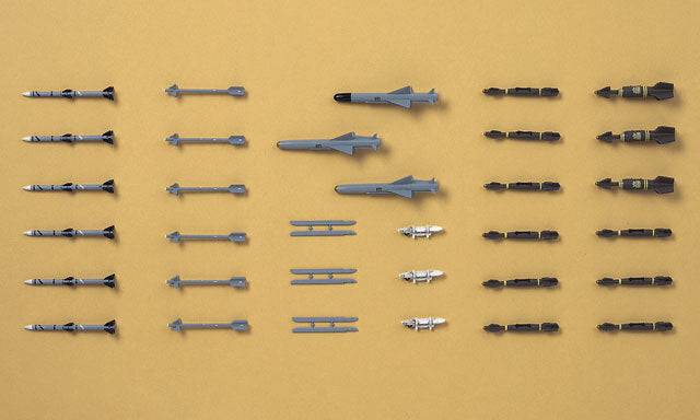 1/72 J.A.S.D.F. AIRCRAFT WEAPONS 1 : J.A.S.D.F. MISSILES AND LAUNCHER SET