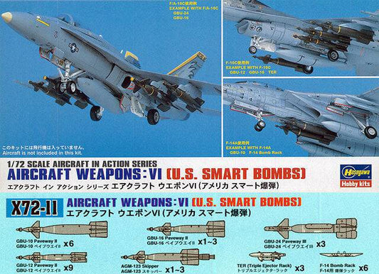 1/72 AIRCRAFT WEAPONS VI : U.S. SMART BOMBS