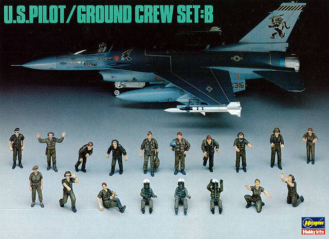 1/48 U.S. PILOT / GROUND CREW SET B