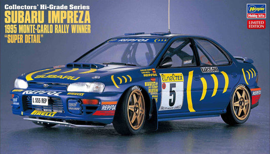 1/24  SUBARU IMPREZA 1995 MONTE-CARLO RALLY WINNER  - SUPER DETAIL -