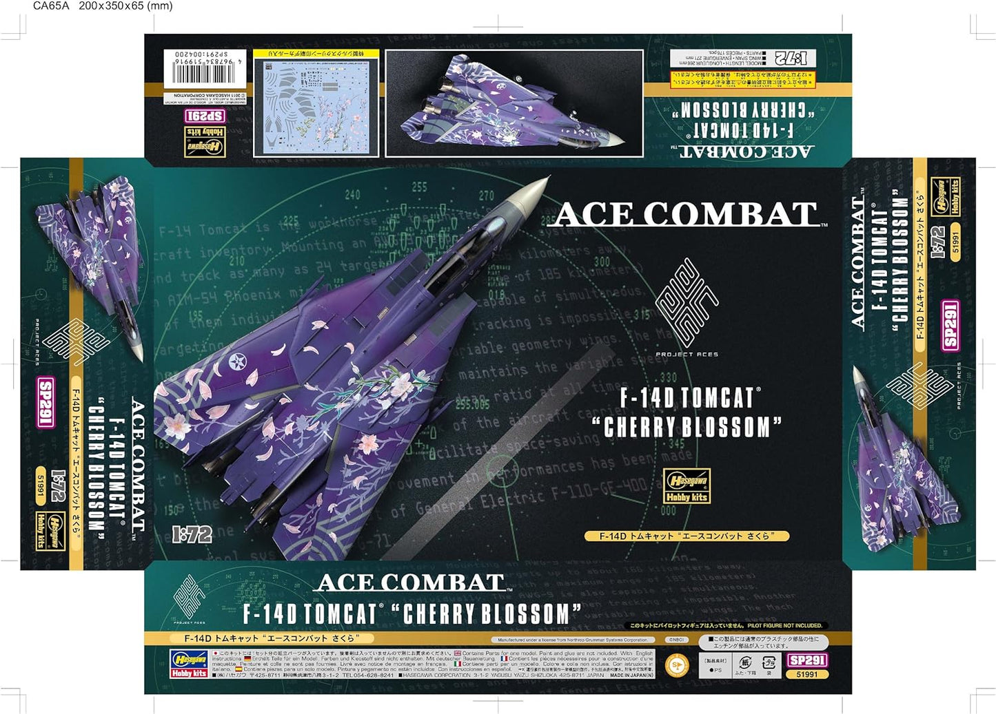 1/72 Ace Combat F-14D Tomcat "Cherry Blossom"