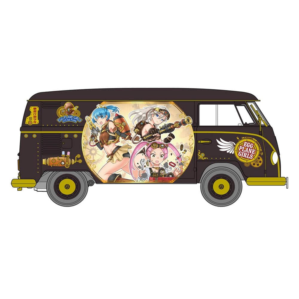 1/24  VOLKSWAGEN TYPE 2 DELIVERY VAN  - Egg Girls Steampunk -