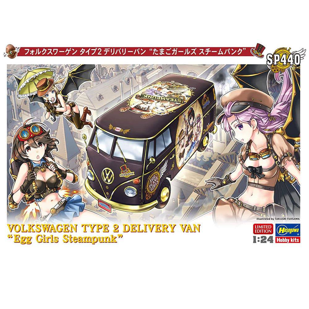 1/24  VOLKSWAGEN TYPE 2 DELIVERY VAN  - Egg Girls Steampunk -