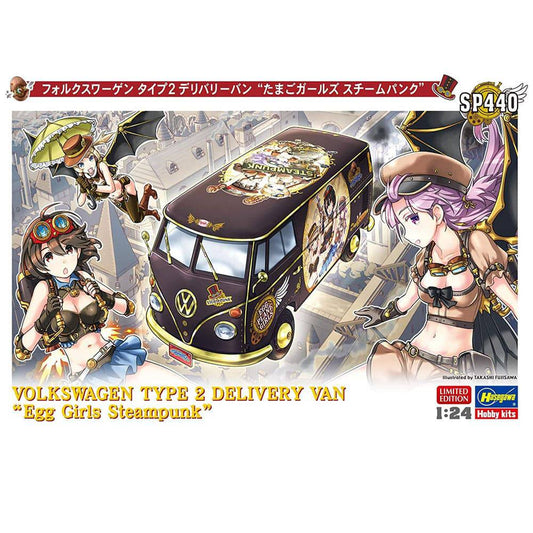 1/24  VOLKSWAGEN TYPE 2 DELIVERY VAN  - Egg Girls Steampunk -