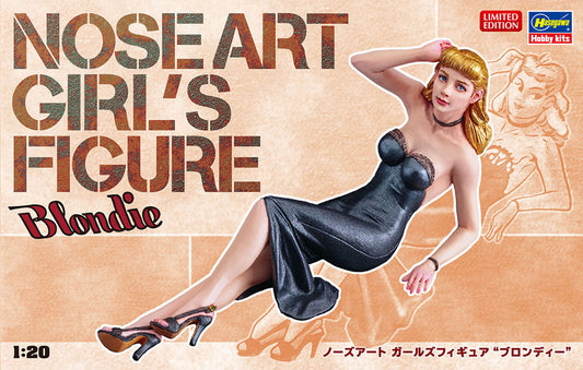 1/20  NOSE ART GIRLS FIGURE Blondie