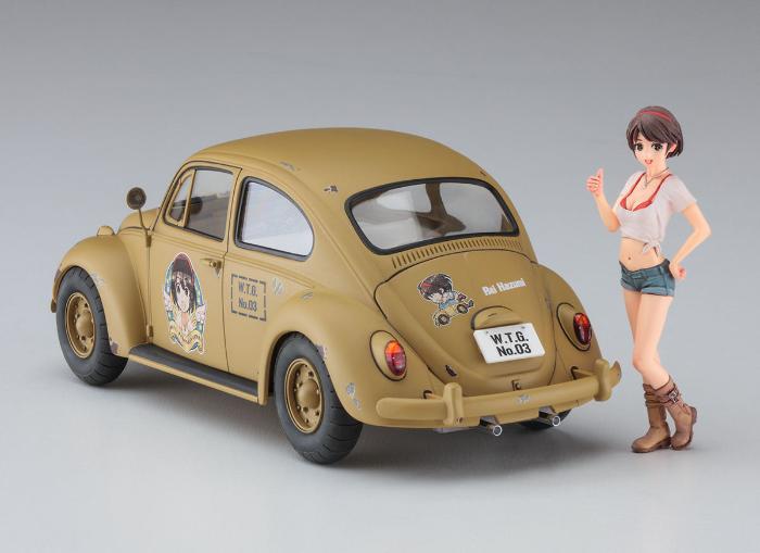 1/24  Wild Egg Girls VOLKSWAGEN BEETLE TYPE 1  - Rei Hazumi -  w/FIGURE