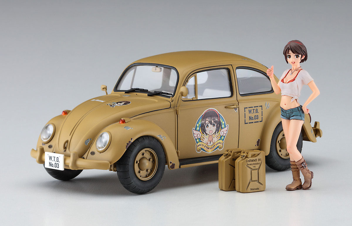 1/24  Wild Egg Girls VOLKSWAGEN BEETLE TYPE 1  - Rei Hazumi -  w/FIGURE