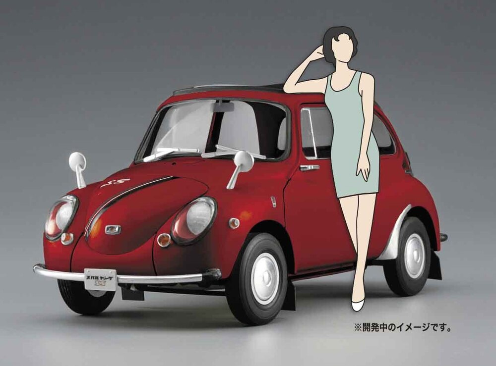 1/24  SUBARU 360 YOUNG-SS w/60s GIRLS FIGURE