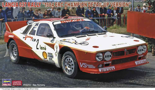 1/24  LANCIA 037 RALLY 1984 ERC CHAMPION DETAIL UP VERSION