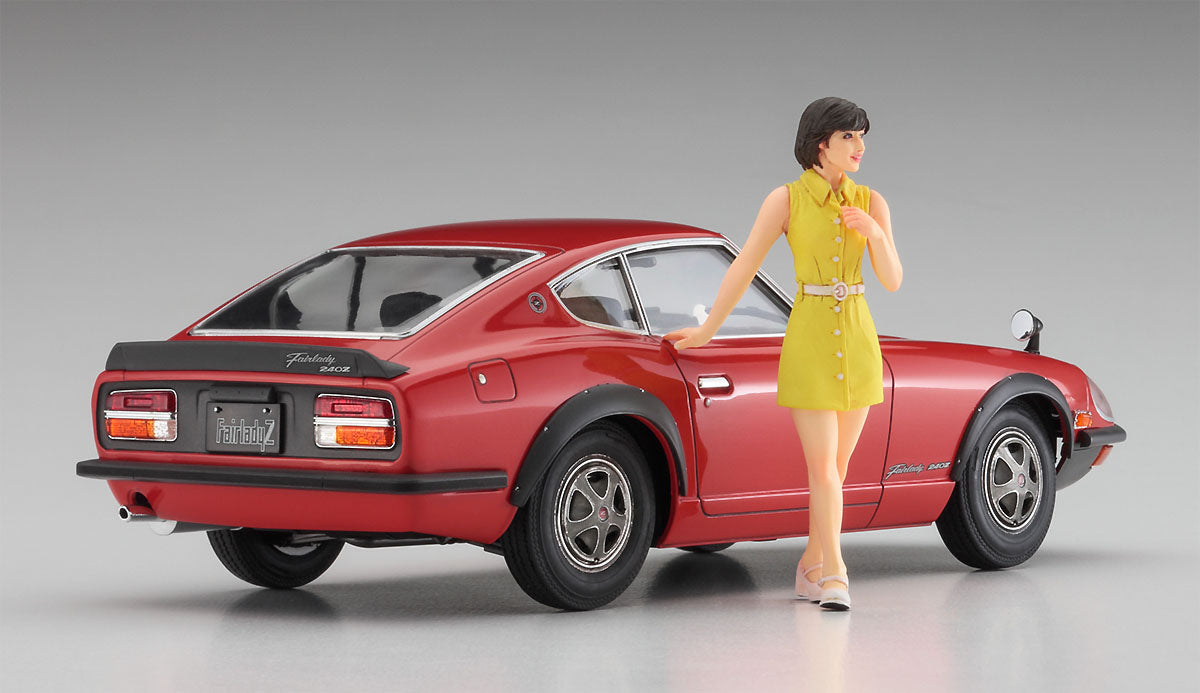 1/24  NISSAN FAIRLADY 240ZG w/70's GIRL'S FIGURE