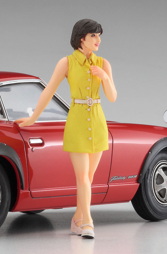 1/24  NISSAN FAIRLADY 240ZG w/70's GIRL'S FIGURE