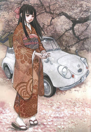 1/24 [World Historic Cars & Pretty Girls] Subaru 360 Deluxe w/ Figure