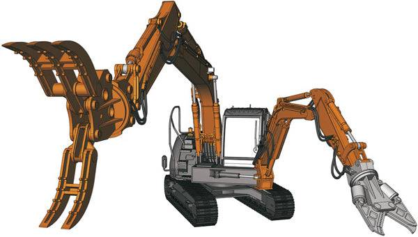 1/35 HITACHI DOUBLE ARM WORKING MACHINE ASTACO NEO