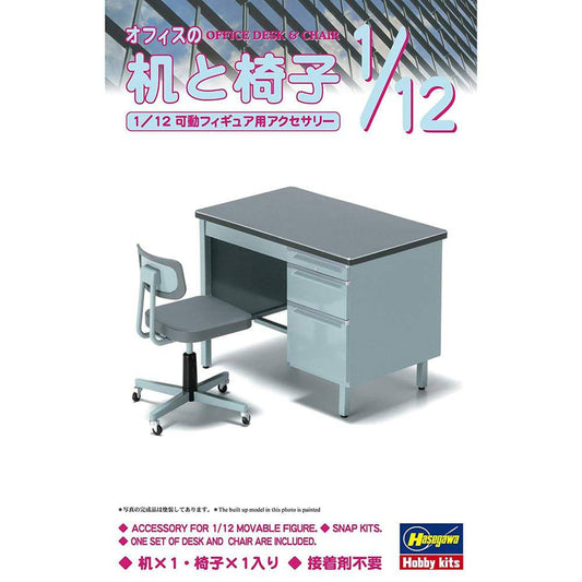 1/12 OFFICE DESK and CHAIR