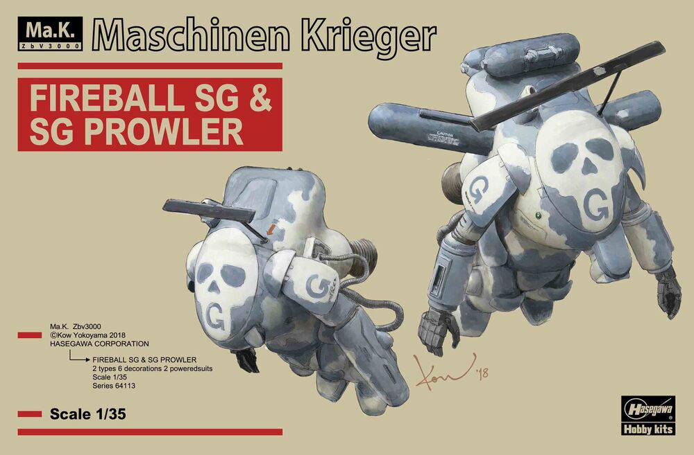 1/35  FIREBALL SG & SG PROWLER (Two kits in the box)