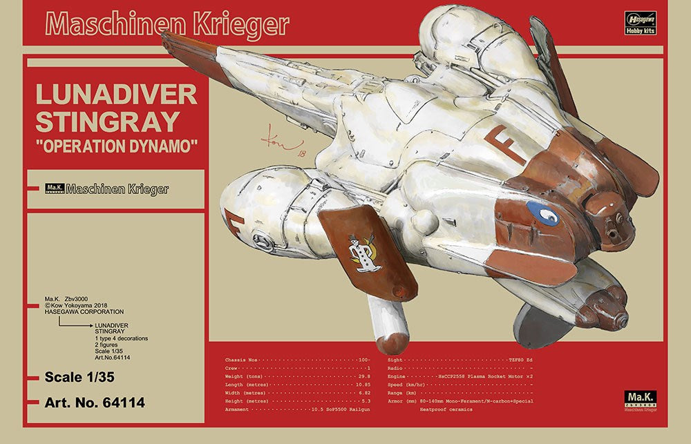 1/35 Lunadiver Stingray Operation Dynamo