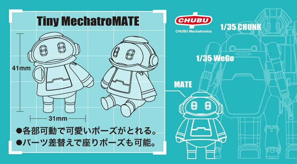 Tiny MechatroMATE No.01  - Skyblue and Orange -  Two kits in the box