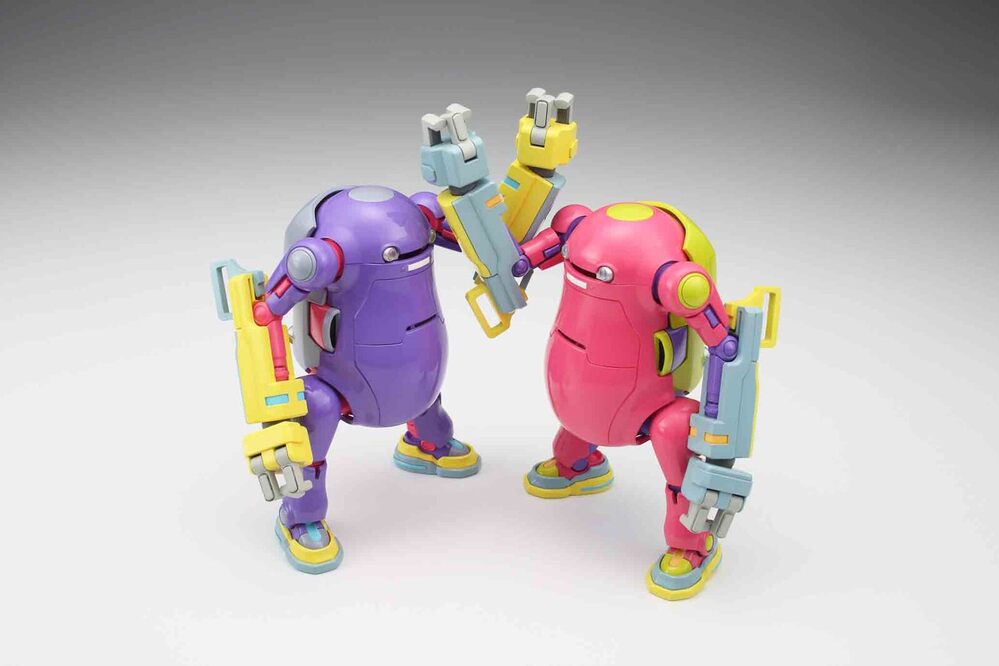 1/35 MechatroWeGo No.07 Power Arm Purple & Pink (Two kits in the box)