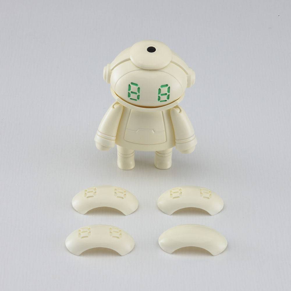 TINY MechatroMATE No.03 Replacement face set  - Ivory and Blank -  Two kits in the box