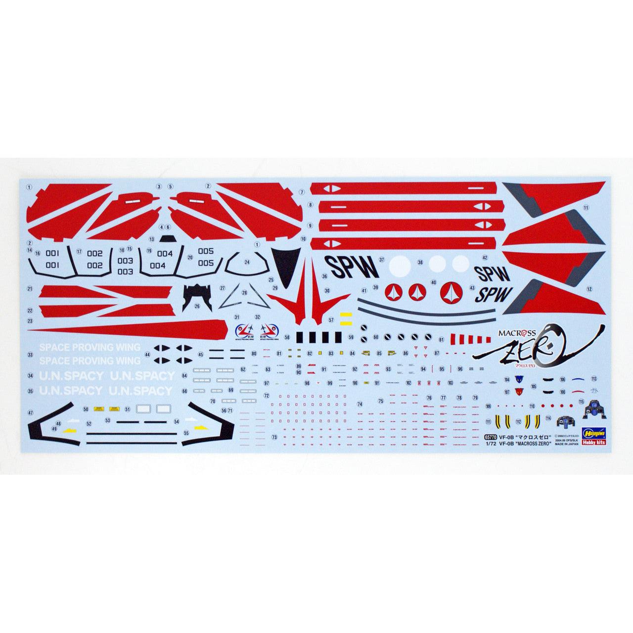 1/72 VF-0B "Macross Zero"