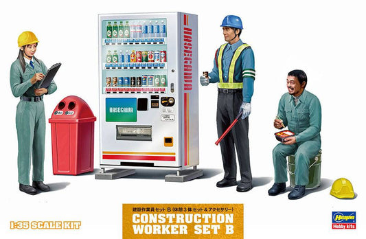 1/35 CONSTRUCTION WORKER SET B