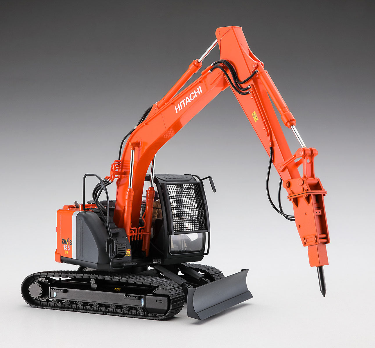 1/35 Hitachi Excavator Zaxis 135US Hydraulic Breaker