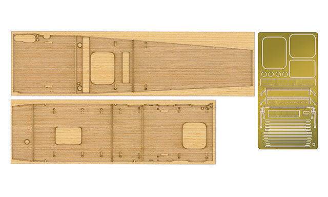 1/700 WOODEN DECK FOR 1/700 AIRCRAFT CARRIER AKAGI