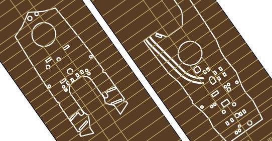 1/350 LINOLEUM DECK FOR IJN DESTROYER SHIMAKAZE LATE TYPE