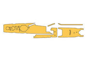 1/700 IJN DESTROYER ASASHIO CLASS LINOLEUM MASKING SHEET