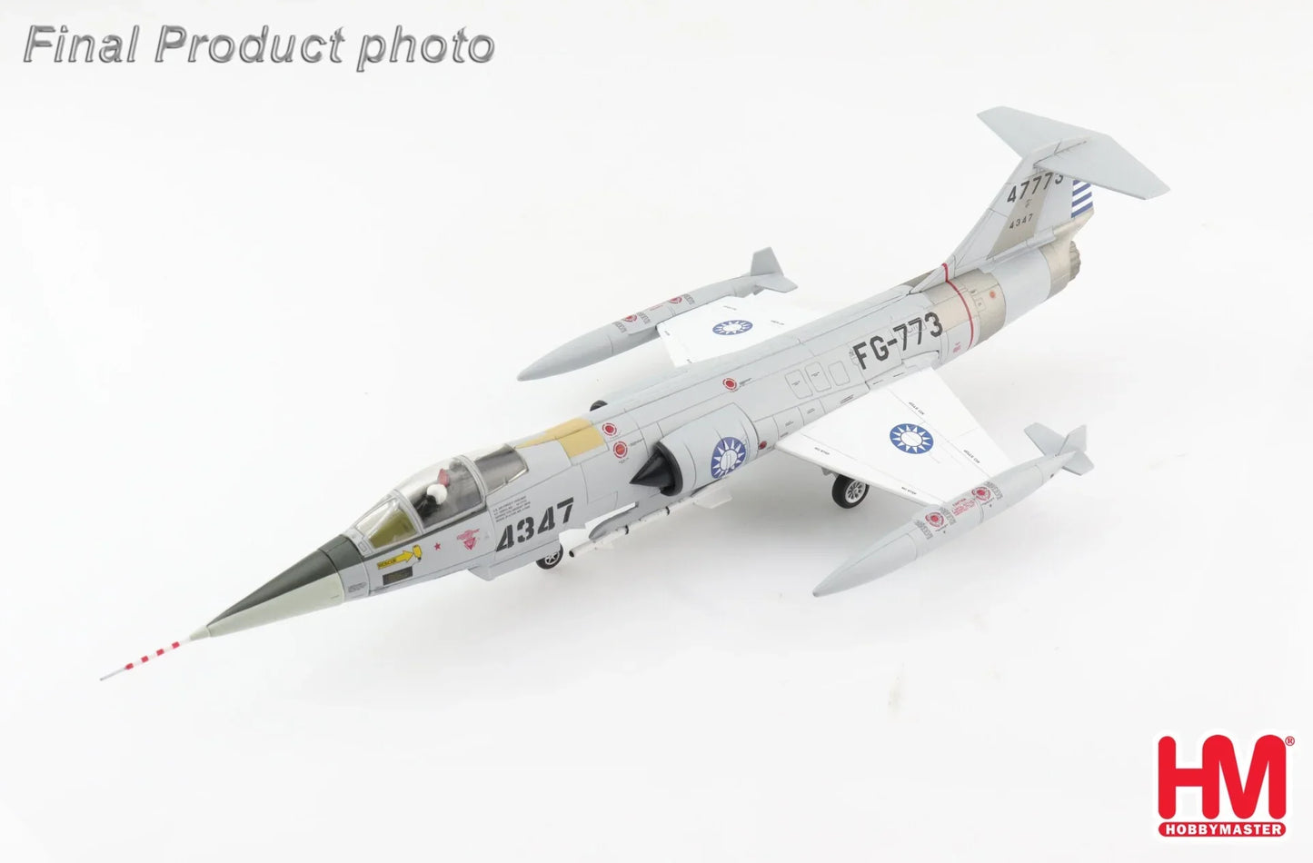 1/72 Lockheed F-104G Starfighter 4347 Capt S L Hu 3rd TFW 8th TFS ROCAF 1967