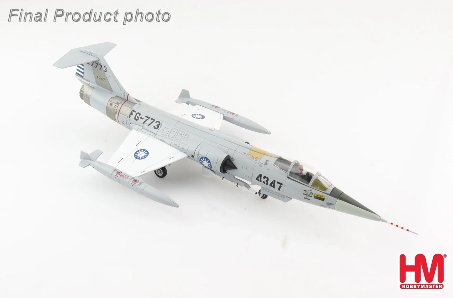 1/72 Lockheed F-104G Starfighter 4347 Capt S L Hu 3rd TFW 8th TFS ROCAF 1967